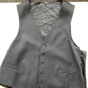 Black Suit Vest